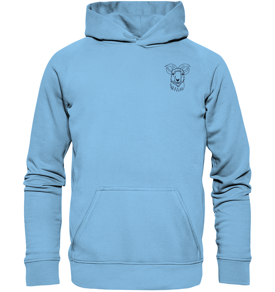 Ziege schwarz - Premium Hoodie Kinder