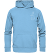 Hase weiß - Premium Hoodie Kinder Hoodie Kinder Tier-Shirts.com Sky Blue 116