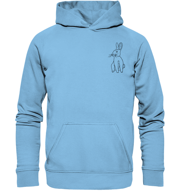 Hase - Premium Hoodie Kinder Hoodie Kinder Tier-Shirts.com Sky Blue 116