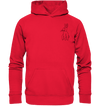 Hase - Premium Hoodie Kinder Hoodie Kinder Tier-Shirts.com Rot 116