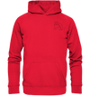 Pferd schwarz - Premium Hoodie Kinder Hoodie Kinder Tier-Shirts.com Rot 116