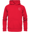 Löwe weiß - Premium Hoodie Kinder Hoodie Kinder Tier-Shirts.com Rot 116