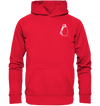 Pinguin weiß - Premium Hoodie Kinder Hoodie Kinder Tier-Shirts.com Rot 116