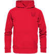 Katze - Premium Hoodie Kinder Hoodie Kinder Tier-Shirts.com Rot 116