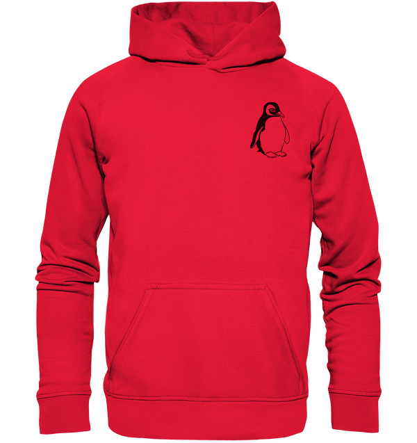 Pinguin - Premium Hoodie Kinder Hoodie Kinder Tier-Shirts.com Rot 116