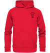 Giraffe - Premium Hoodie Kinder Hoodie Kinder Tier-Shirts.com Rot 116