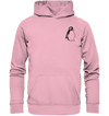 Pinguin - Premium Hoodie Kinder Hoodie Kinder Tier-Shirts.com Light Pink 116