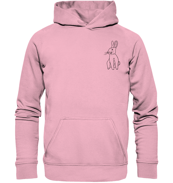 Hase - Premium Hoodie Kinder Hoodie Kinder Tier-Shirts.com Light Pink 116