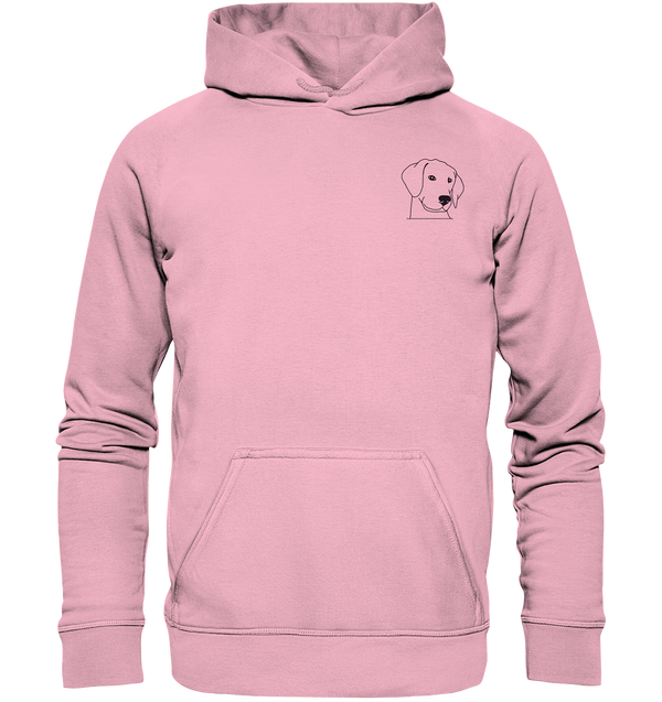 Hund Schlappohr - Premium Hoodie Kinder Hoodie Kinder Tier-Shirts.com Light Pink 116