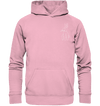 Hase weiß - Premium Hoodie Kinder Hoodie Kinder Tier-Shirts.com Light Pink 116