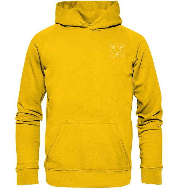 Schaf weiß - Premium Hoodie Kinder Hoodie Kinder Tier-Shirts.com Sunflower 116