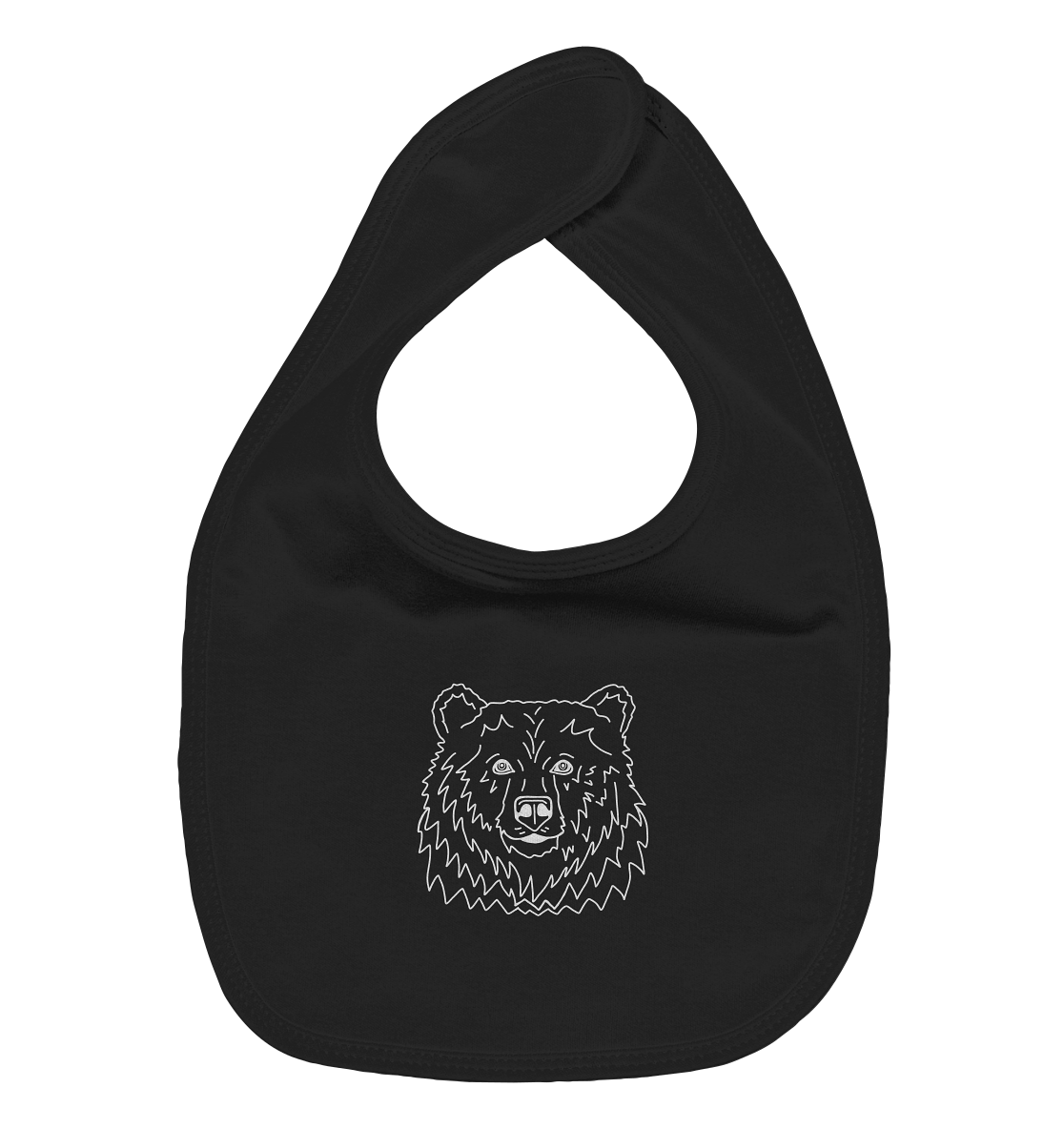 Bear white - Organic Bib Children