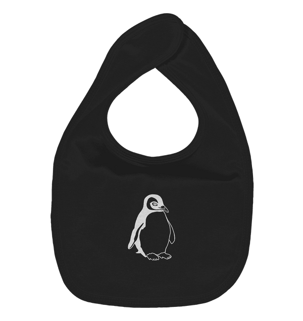 Pinguin weiß - Organic Lätzchen Kinder Lätzchen Tier-Shirts.com Black One Size