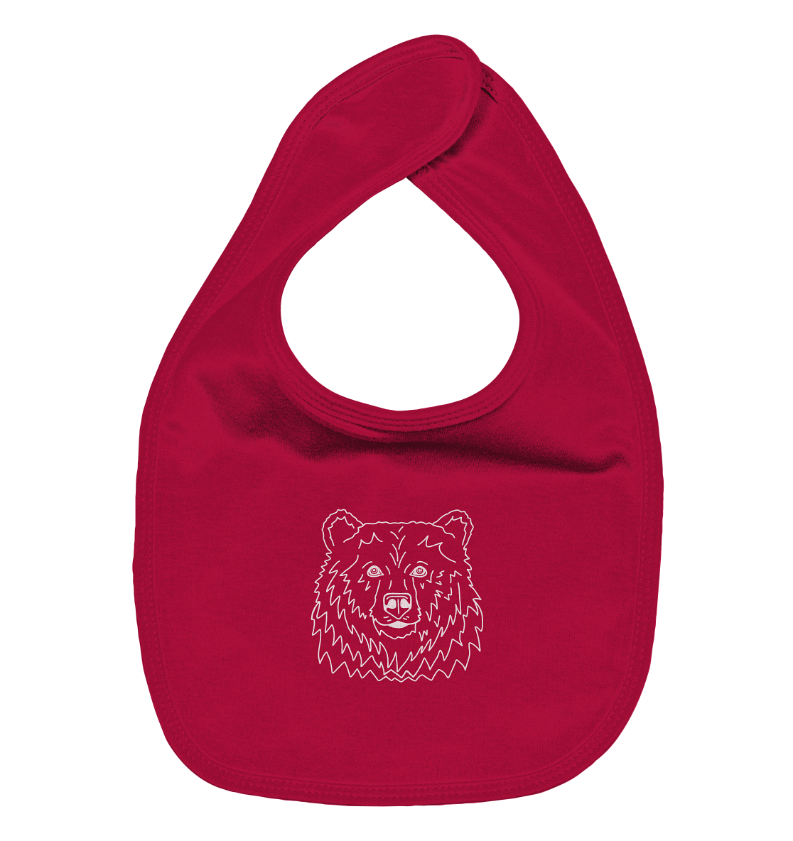 Bear white - Organic Bib Children