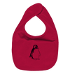 Pinguin - Organic Lätzchen Kinder Lätzchen Tier-Shirts.com Red One Size