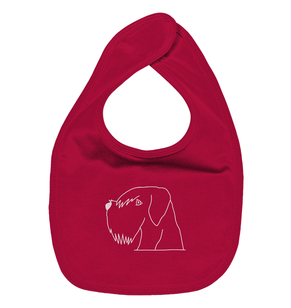 Schnauzer weiß - Organic Lätzchen Kinder Lätzchen Tier-Shirts.com Red One Size