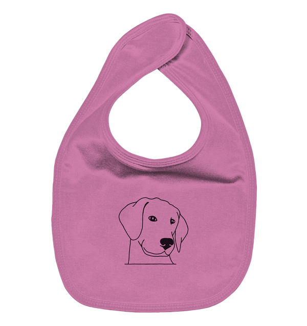 Hund Schlappohr - Organic Lätzchen Kinder Lätzchen Tier-Shirts.com Bubble Gum Pink One Size