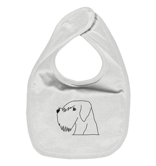 Schnauzer schwarz - Organic Lätzchen Kinder Lätzchen Tier-Shirts.com White One Size