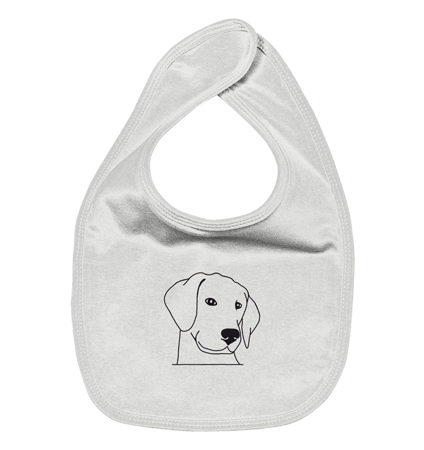 Hund Schlappohr - Organic Lätzchen Kinder Lätzchen Tier-Shirts.com White One Size