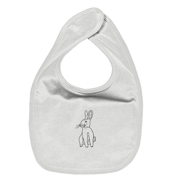 Hase - Organic Lätzchen Kinder Lätzchen Tier-Shirts.com White One Size