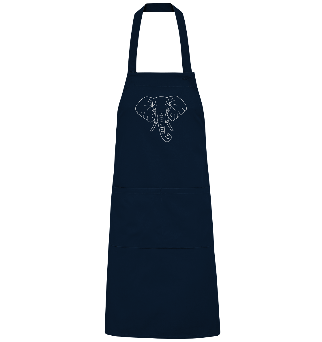 Elephant white - Organic Grill Apron