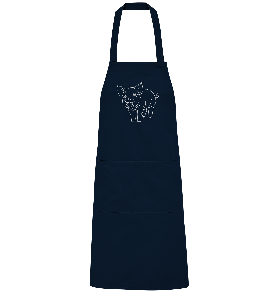 Pig white - Organic Grill Apron