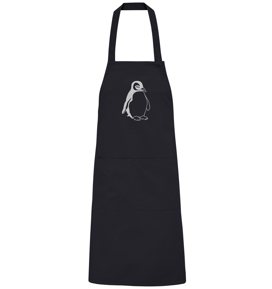 Pinguin weiß - Organic Grillschürze