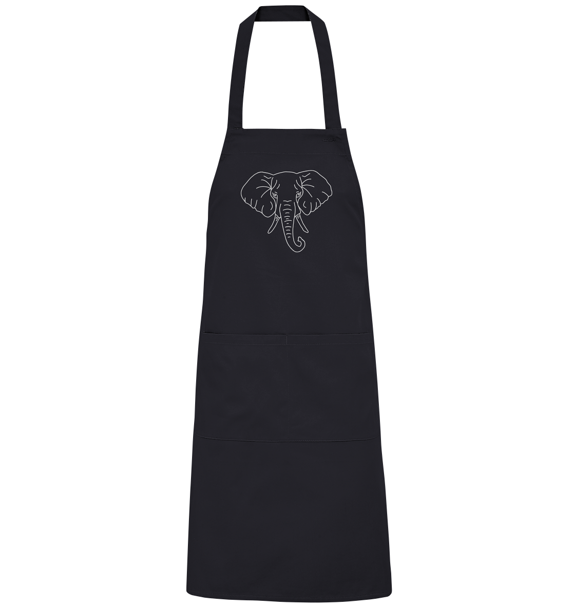 Elephant white - Organic Grill Apron