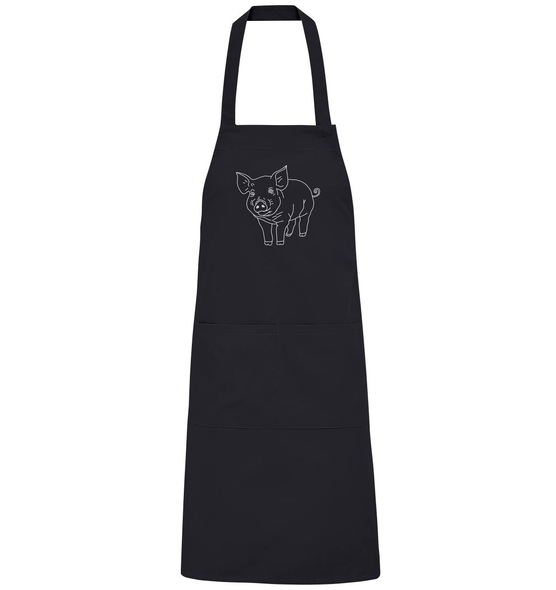 Pig white - Organic Grill Apron