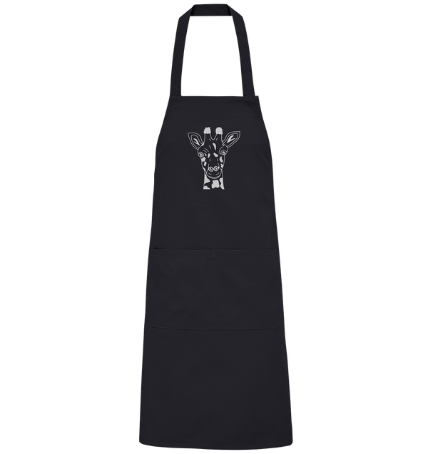 Giraffe weiß - Organic Grillschürze Grillschürze Tier-Shirts.com Black One Size