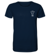 Giraffe weiß - Organic T-Shirt Unisex Unisex-Shirts Tier-Shirts.com French Navy XS