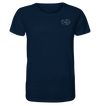 Löwenpaar weiß - Organic T-Shirt Unisex Unisex-Shirts Tier-Shirts.com French Navy XS