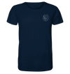 Löwe weiß - Organic T-Shirt Unisex Unisex-Shirts Tier-Shirts.com French Navy XS