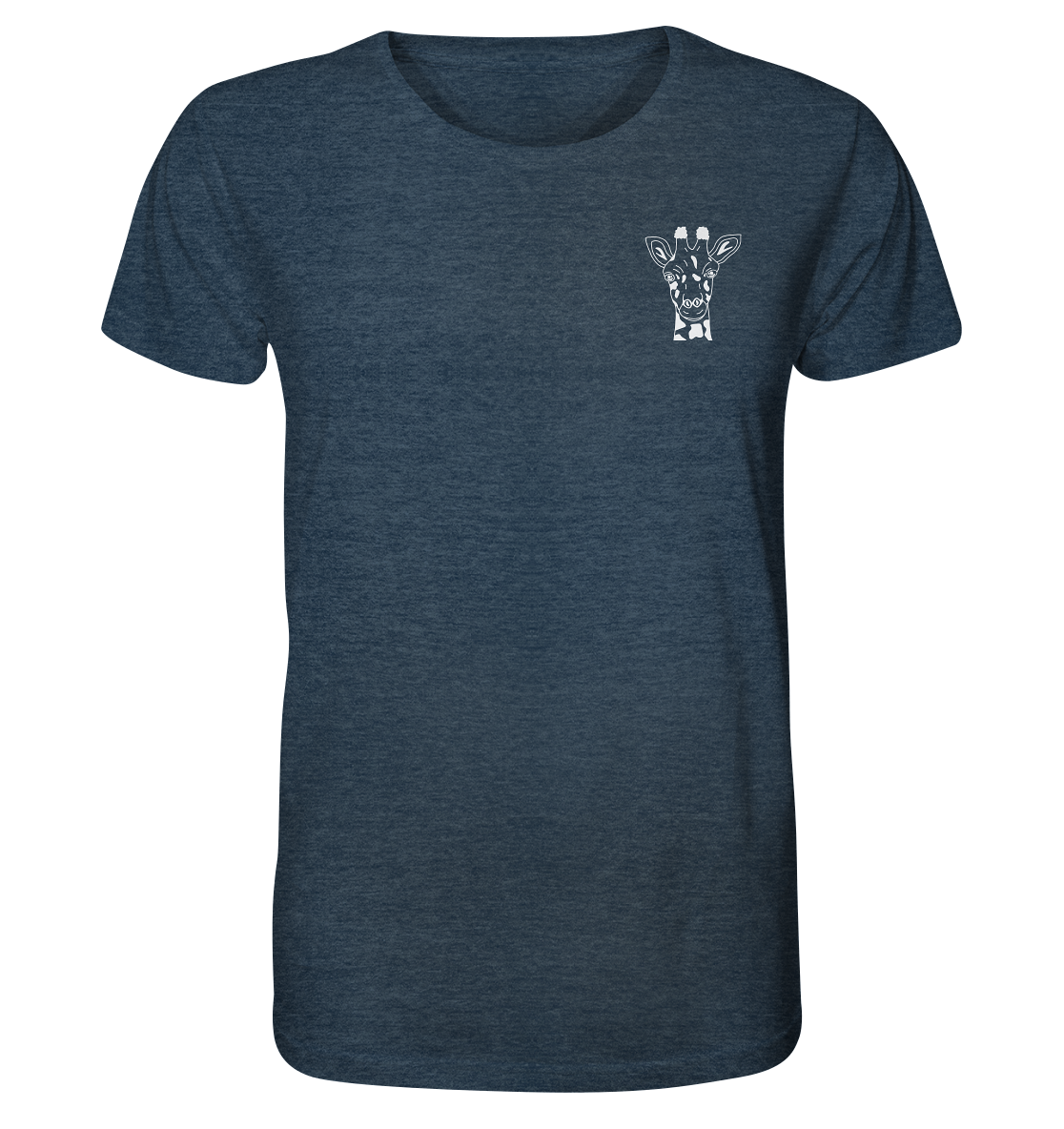 Giraffe weiß - Organic T-Shirt Unisex