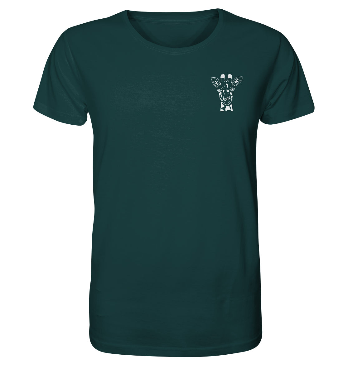 Giraffe weiß - Organic T-Shirt Unisex