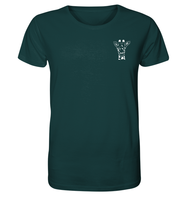 Giraffe weiß - Organic T-Shirt Unisex Unisex-Shirts Tier-Shirts.com