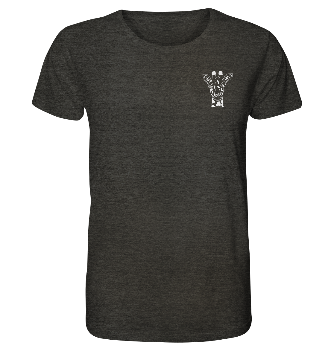 Giraffe weiß - Organic T-Shirt Unisex