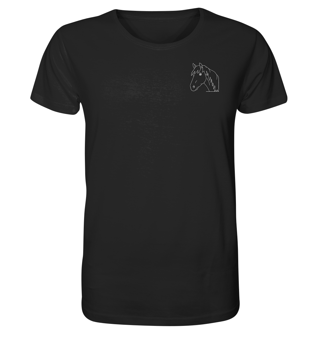 Horse white - Organic T-Shirt Unisex