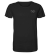 Löwenpaar weiß - Organic T-Shirt Unisex Unisex-Shirts Tier-Shirts.com Black XS