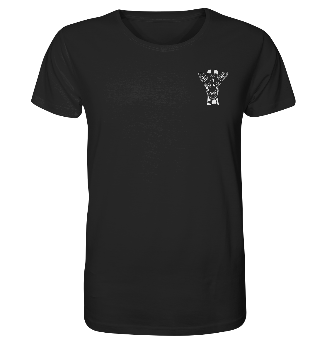 Giraffe weiß - Organic T-Shirt Unisex