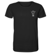 Giraffe weiß - Organic T-Shirt Unisex Unisex-Shirts Tier-Shirts.com Black XS