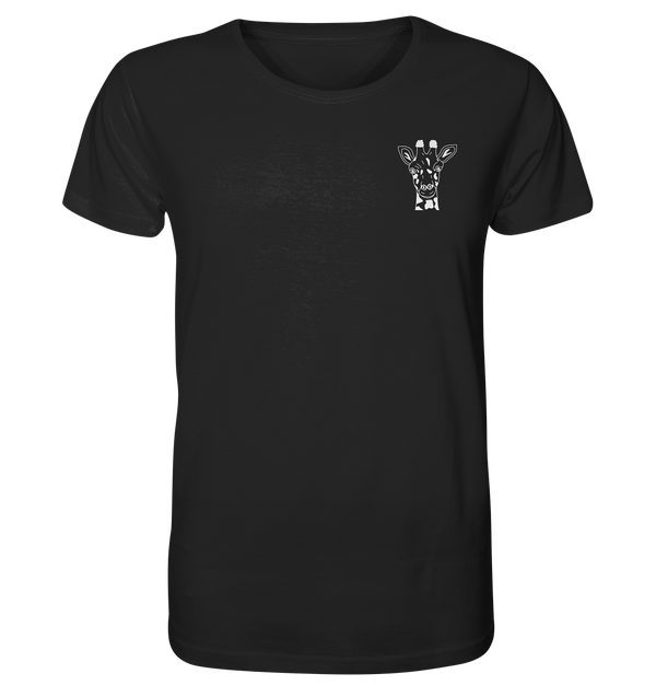 Giraffe weiß - Organic T-Shirt Unisex Unisex-Shirts Tier-Shirts.com Black XS