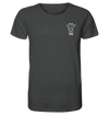 Giraffe weiß - Organic T-Shirt Unisex Unisex-Shirts Tier-Shirts.com Anthracite XS