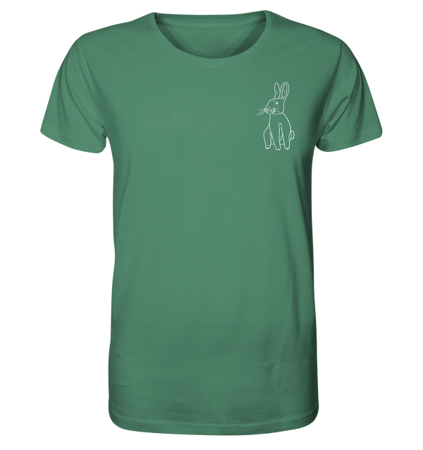 Hase weiß - Organic T-Shirt Unisex Unisex-Shirts Tier-Shirts.com Green Bay XS