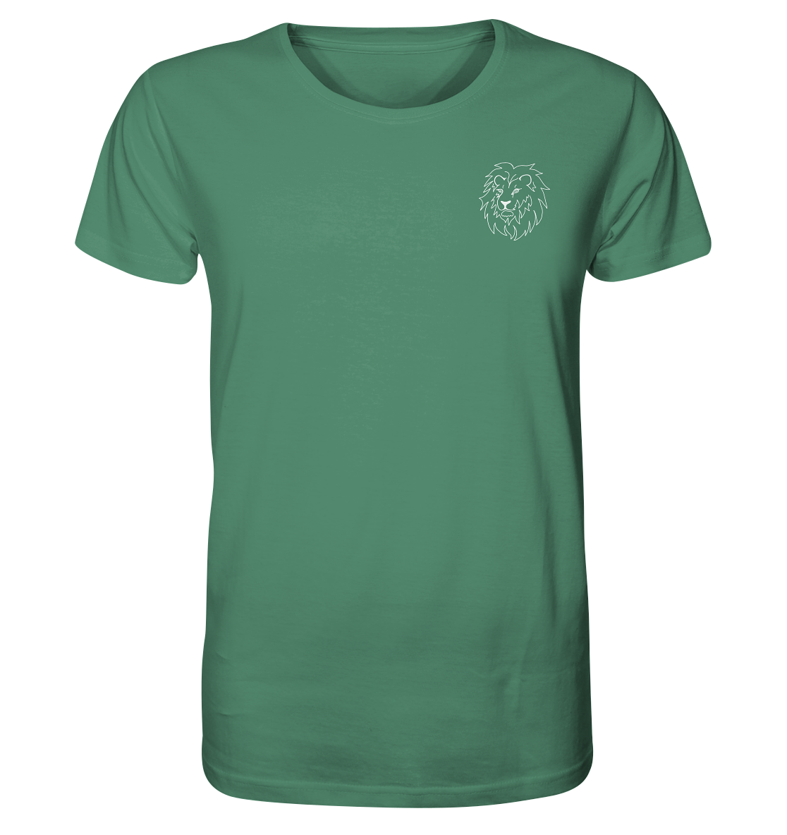 Löwe weiß - Organic T-Shirt Unisex