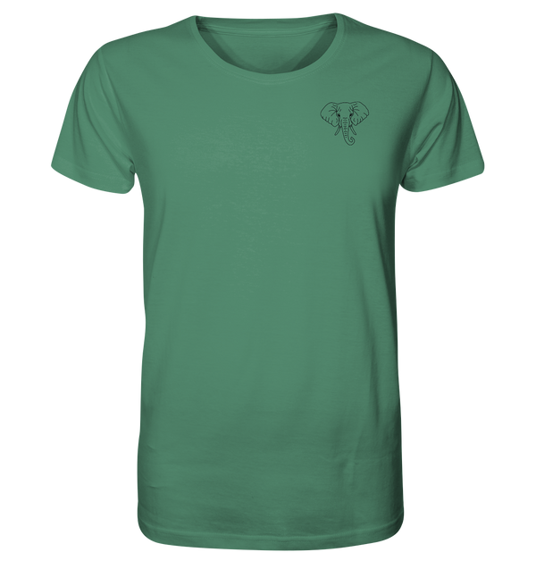 Elefant schwarz - Organic T-Shirt Unisex Unisex-Shirts Tier-Shirts.com Green Bay XS