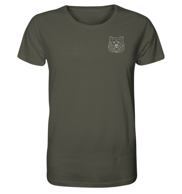 Bär weiß - Organic T-Shirt Unisex Unisex-Shirts Tier-Shirts.com Khaki XS