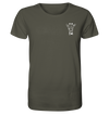 Giraffe weiß - Organic T-Shirt Unisex Unisex-Shirts Tier-Shirts.com