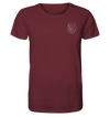 Löwe weiß - Organic T-Shirt Unisex Unisex-Shirts Tier-Shirts.com Burgundy XS