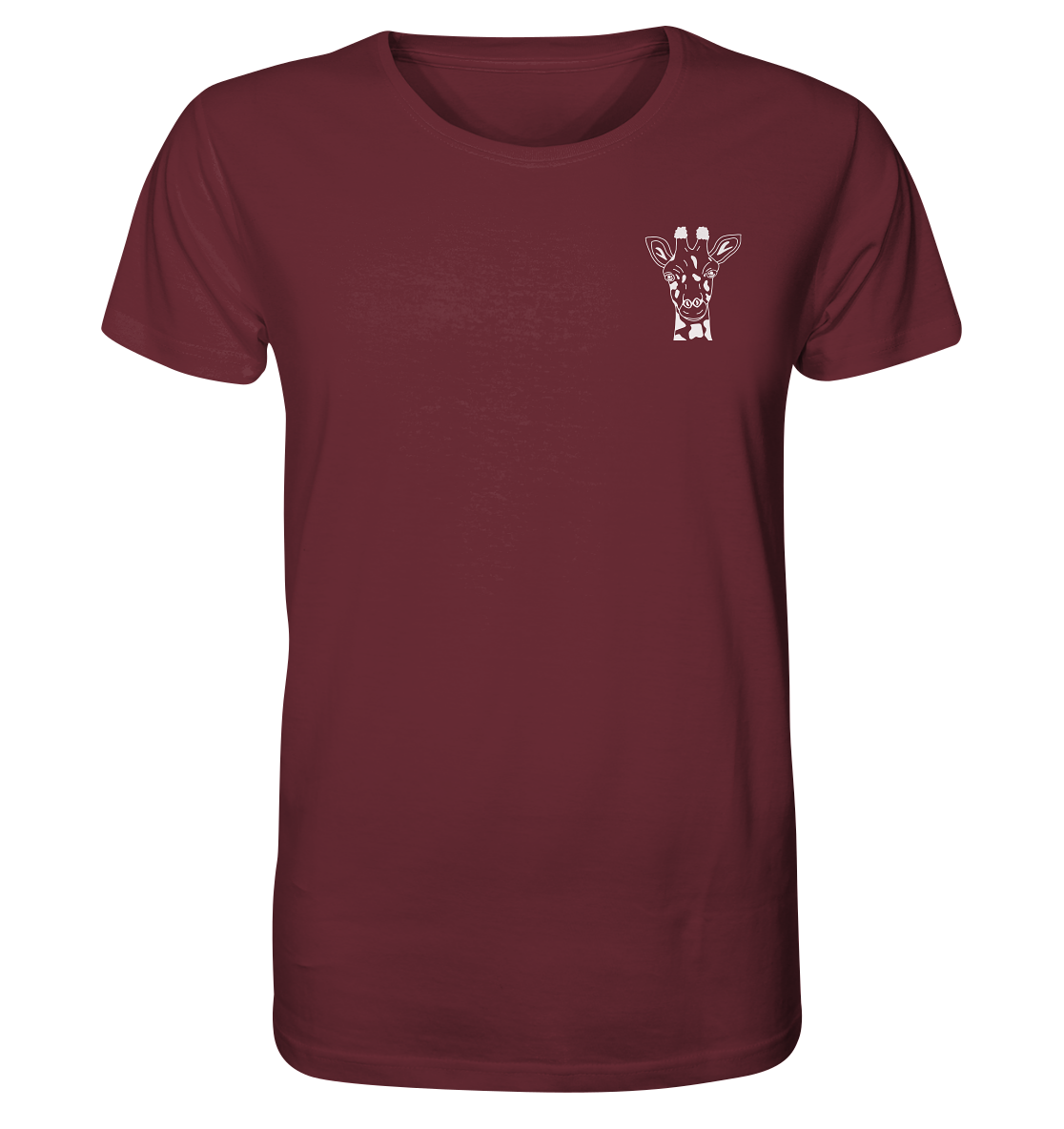 Giraffe weiß - Organic T-Shirt Unisex